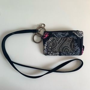 Vera Bradley Lanyard and ID Pouch